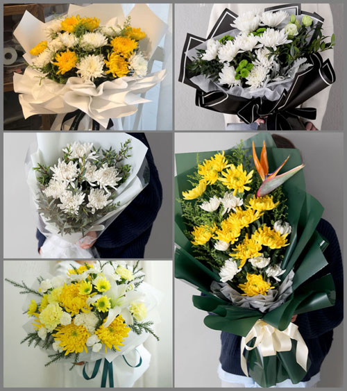 新疆乌鲁木齐市新市区三工街道白事花束代送